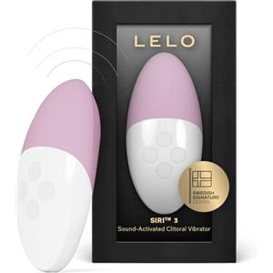 LELO SIRI 3 Vibratore Attivato dal Suono con Tecnologia SoundSense e 8 Modalità di Piacere, Vibratore per Donna Clitoride (Soft Pink)