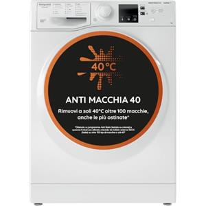 Hotpoint Ariston RSSF R327 IT LAVATRICE SLIM A CARICA FRONTALE, 7,0 KG, CLASSE D, 1200 GIRI/MIN