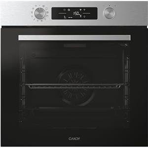 Candy Bake 800 CA6 N3B1HTX, Forno da incasso, Elettrico, Capacità 78L, 6 livelli di cottura, 11 funzioni, Funzione Pizza, Connesso, 59,5x59,5x54,8 cm, Acciaio Inox, [Classe efficienza energetica A++]