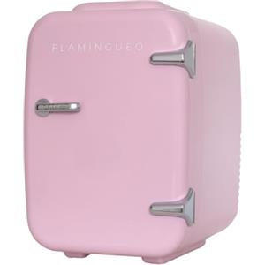 Flamingueo Frigorifero Piccolo - Mini Frigo 4L, Frigo 12V/220V, Mini Frigo da Camera, Raffreddamento e Riscaldamento, Frigo Skincare, Frigo Cosmetici