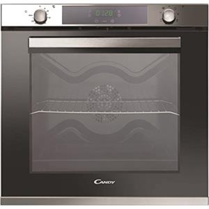 Candy FCXP615X/E Forno Elettrico da Incasso, Ventilato, Capacità 80 Litri, Funzione Pizza, 8 Programmi, 57x59.5x59.5 cm, Inox, Classe A