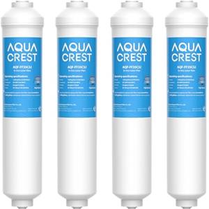 AQUA CREST AQUACREST DA29-10105J Filtro Acqua per Frigorifero Sostituzione per Samsung® DA29-10105J HAFEX/EXP, DA2010CB DA99-02131B, Filtro Acqua in Linea per LG® Samsung® Side by Side (4)