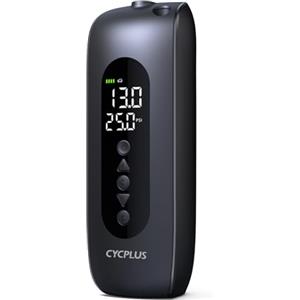 CYCPLUS Inflatore per pneumatici, compressore d'aria portatile senza fili 150PSI con display LED, gonfiaggio rapido per auto, biciclette, moto e palloni, tipo d'uso duale AL2