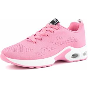 Hitmars Scarpe Running Donna Scarpe da Ginnastica Scarpe da Corsa per Camminare Sneakers Donna Palestra Fitness Cuscino d'Aria 3 Rosso 40