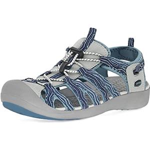 GRITION Atletico Sandali da donna da escursione Scarpe da punta chiuse Scarpe da sport avventurose Outdoor Sport Estate (39 EU, Blu)