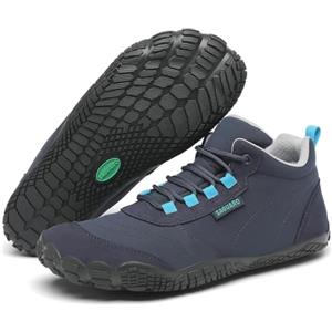 SAGUARO Barefoot Shoes Uomo Scarpe Barefoot Donna Scarpe Minimaliste Scarpette a Piedi Nudi Antiscivolo Scarpe Trail Running Traspiranti Scarpe Dita Blu Scuro,EU Gr.44