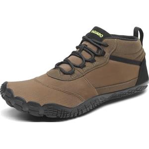 SAGUARO Scarpe Barefoot Uomo Donna Scarpe Minimaliste Traspiranti Comode Scarpette a Piedi Nudi Leggere Antiscivolo Scarpe Dita per Trekking Trail Running Palestra, Marrone 39EU