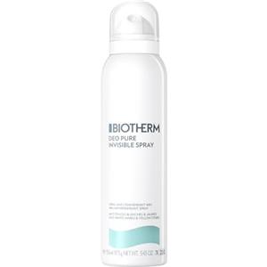 BIOTHERM Deo Pure Invisible Deodorante Spray 48H, Antitraspirante, Anti Macchie Bianche e Aloni Gialli, Per Tutti i Tipi di Pelle, Anche Pelli Sensibili, Senza Parabeni, 150 ml