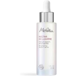 Melvita, Nectar de Lumière Expert siero anti-macchie 30ml, corregge e attenua le macchie brune, azione illuminante, 100% naturale, certificato biologico, vegano, tutti i tipi di pelle