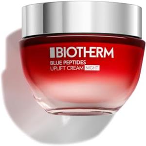 BIOTHERM Blue Peptides Uplift Cream Night, Crema Notte Antietà, Per Tutti i Tipi di Pelle, Azione Nutriente e Rassodante, Arricchita con Life Plankton e Collagene, 50 ml