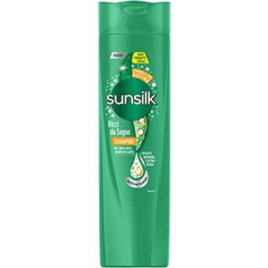 Sunsilk, Shampoo Ricci da Sogno, Shampoo per Capelli Ricci Definiti ed Elastici, Formula Active Fusion Arricchita con Olio di Macadamia, Elastina e Biotina per Capelli Visibilmente Sani, 400ml