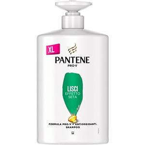 Pantene Pro-V Shampoo Lisci Effetto Seta, Per Capelli Opachi E Crespi, Con Nutrienti Attivi Pro-V + Antiossidanti, Dona Morbidezza Come La Seta, 1000ML