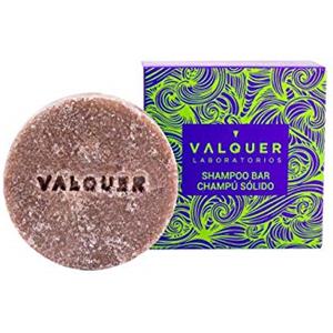 Valquer Laboratorios Luxe Exotic Solid Shampoo (Estratto di Mirtillo e Avocado), Shampoo Antiossidante e Idratante, Senza Sapone e Plastica, Biologico e Naturale, 50 G