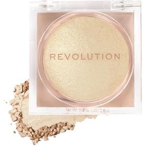 MAKEUP REVOLUTION LONDON Makeup Revolution Beam Bright Highlighter - Formula da Polvere a Liquido per un Eclat su Tutto il Viso, 5 Incantevoli Tonalità: Golden Gal