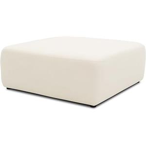 DOMO. collection Adrian - Pouf modulare per divano componibile, cuscino singolo, combinabile, 85 x 85 x 42 cm (larghezza x profondità x altezza), colore: Crema