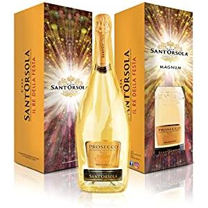 Sant'Orsola - Prosecco D.O.C. Millesimato Magnum Extra Dry, 11%, da Uva Glera, Gusto Fresco con Note Fruttate, 1x1500 ml