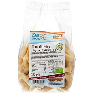 Zer%lievito Fior di Loto Zer%glutine, Taralli di grano duro cappelli bio, 250g