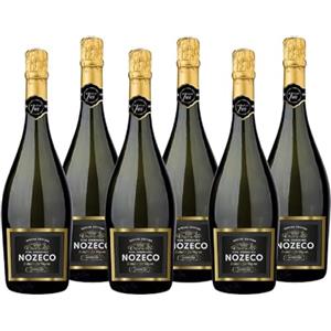 Nozeco - Frizzante bianco senza Alcol a Base di Vino Dealcolizzato - Vegan (6 x 0,75 l)