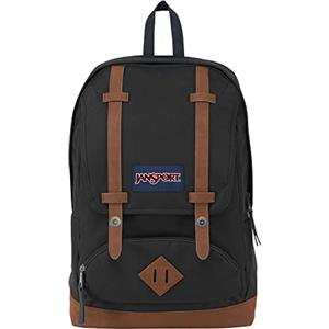 JanSport CORTLANDT Zaino grande, scomparto per laptop 15 inch, Black (Nero)