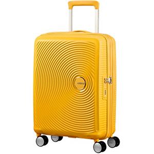 American Tourister Soundbox - Bagaglio a mano espandibile Spinner S, 55 cm, 41 L, Giallo (Golden Yellow)