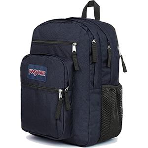 JANSPORT BIG STUDENT Zaino grande, scomparto per laptop 15 inch, Navy (Blu)