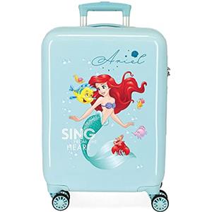 Disney Principesse Valigia da cabina blu 38 x 55 x 20 cm Rigida ABS Chiusura a combinazione laterale 34 L 2 kg 4 ruote doppie