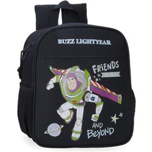 Disney Joumma Friends to Infinity and Beyond Zaino prescolare adattabile a carrello nero 21 x 25 x 10 cm Poliestere 5,25 L, Nero, Taglia unica, Zaino prescolare adattabile a carrello