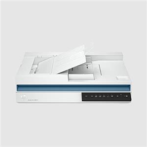 HP Scanjet Pro 2600 f1 20G05A, Scanner a Superficie Piana, ADF che Scansiona Fronte/Retro in un solo passaggio, Rendimento Medio di 1.500 Pagine al Giorno, Risoluzione fino a 1200 dpi, USB, Bianco