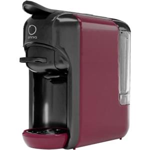 Omnia Macchina da caffè Universale Multi Capsula 2 sistemi inclusi Compatibili Con Nespresso e Con Nescafe Dolce Gusto, con Stand-By automatico e Pompa a 19 bar (Cosmic Red) - L' Emporio del Caffè