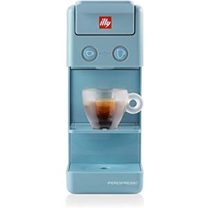 illy Caffè, Macchina da Caffè a Capsule Iperespresso Y3.3, 0.8 Litri, Azzurro Amalfi