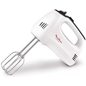 Moulinex HM3101 Sbattitore elettrico Quick Mix, Sbattitore, Montatura a Neve degli Albumi, Impasto per Dolci, Pizza, Pane e Preparazione Creme, 300 W