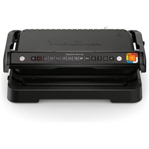 Moulinex Optigrill 4in1 XL, Griglia Elettrica, Barbecue e Forno in Unico Dispositivo, Pasto Completo, Capacità 6-8 Persone, Indicatore di Cottura, 12 Programmi Automatici, Piastre Antiaderenti, GI7848