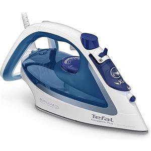 Tefal Durilium Plus FV5751 - Stiracche Ferro da stiro a vapore, 220 g, 2700 W, vincitore del test 2019, suola Durilium AirGlide con tre zone di vapore, funzione autopulente, sistema anticalcare