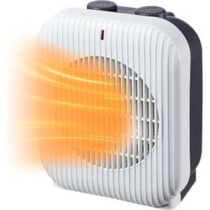 Avilia Termoventilatore Compatto da Tavolo 1000/2000W con 2 Intensità di Riscaldamento - Versatile e Comodo per Ogni Ambiente 25,5x20x13cm - Sicuro Grazie alla Funzione Anti Surriscaldamento