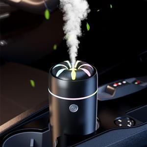 Gonlink Umidificatore, Diffusore Auto per Oli Essenziali, Diffusore Profumo Auto, Umidificatore ad Ultrasuoni a Nebbia Fredda per Ambiente, Ambiente Bambini, Auto (100ML, Nero)