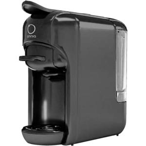 Omnia Macchina da caffè Universale Multi Capsula 2 sistemi inclusi Compatibili Con Nespresso e Con Nescafe Dolce Gusto, con Stand-By automatico e Pompa a 19 bar (Deep Black) - L' Emporio del Caffè