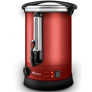 TRESKO® Distributore di Bevande Calde e Fredde da 6,8L con Rubinetto | Acciaio Inox | 1500W | Dispenser Elettrico Automatico per Vin Brulè