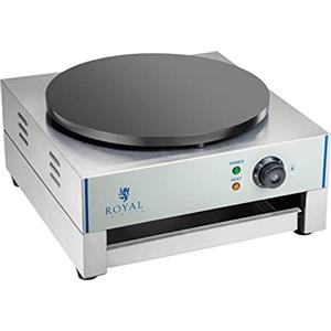 Royal Catering - RCEC-3000-E - Crepiera elettrica - diametro 40 cm