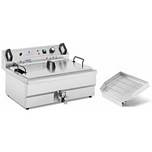 Royal Catering RCPBG 16H Friggitrice A Ciambelle 23 l 230 V Friggitrice Elettrico Friggitrice Professionale Friggitrice