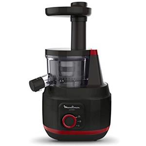 Moulinex ZU150810 Estrattore di Succo a Freddo, Facile da Pulire, Lavabile in Lavastoviglie, 150 W, 0.8 Litri, Plastica, Nero