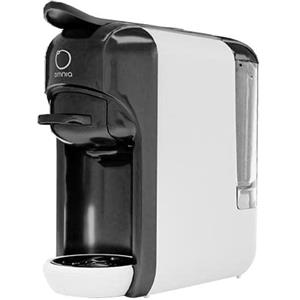 Omnia Macchina da caffè Universale Multi Capsula 2 sistemi inclusi Compatibili Con Nespresso e Con Nescafe Dolce Gusto, con Stand-By automatico e Pompa a 19 bar (Moon White) - L'Emporio del Caffè