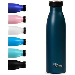 Otto Koning Borraccia Termica in acciaio inox da 500 ml - Otto Koning - Bottiglia thermos isolata. Mantiene le bevande fredde per 24 ore e quelle calde per 12 ore. a prova di perdite, senza BPA