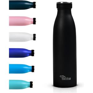 Otto Koning Borraccia Termica in acciaio inox da 500 ml - Otto Koning - Bottiglia termica isolata. Mantiene le bevande fredde per 24 ore e quelle calde per 12 ore. Bottiglia thermos a prova di perdite, senza BPA