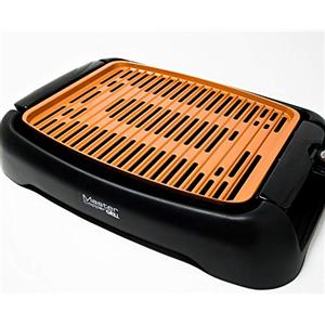 mediashopping Bistecchiera Grill Elettrico 1250W Barbecue Senza Fumo Mediashopping Master Copper