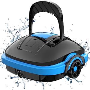 WYBOT Robot Piscina, aspiratore per Piscina con Doppio Motore, Motore Dual, Forte Potenza di aspirazione, pulitore Automatico per Piscine sotterranee Fino a 50 m²