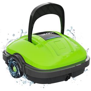 WYBOT Robot Pulitore Piscina Senza Fili - Doppio Motore, Auto-Parcheggio, Potente Aspirazione - Perfetto per Piscine Fuori Terra e Interrate Fino a 50 m²