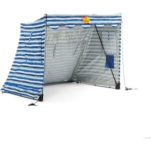 SIEDITI FUORI E DENTRO - Tenda da spiaggia, campeggio, giardino parasole portatile con ancoraggio, protezione contro i raggi UV 50+ e struttura in acciaio