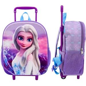 mybagstory - Zaino con ruote da bambina Frozen - viola - bambino - scuola - asilo - scuola - scuola materna - scuola - scuola - scuola - scuola - scuola - scuola - scuola - scuola - scuola - scuola -