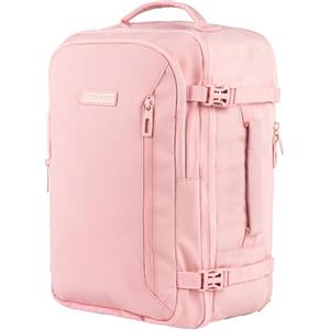 BidMamba Zaino Bagaglio A Mano 40x20x25 Ryanair, Zaino Borsa 20L Voli Low Cost Easyjet - Rosa