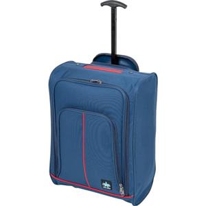 PROVITERA Trolley Cabina Morbido con Maniglia Telescopica, Valigia Leggera e Durevole per Viaggi, Bagaglio a Mano in Tessuto Oxford 600D e 4 Ruote, Dimensioni 35 x 20 x 50 cm (Blu Navy)